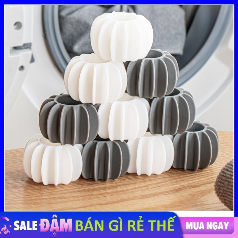 Bóng Giặt Silicon Hỗ Trợ Giặt Sạch, Chống Rồi Quần Áo, Bóng Giặt Quần Áo Sử Dụng Trong Mặt, Chất Liệu Silicon Mềm Dẻo