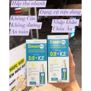 Dimao Pro D3+K2 Dạng Chai Xịt Chai 25ml