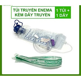 COMBO túi thải độc đại tràng, coffee enema, thụt tháo đại tràng, cafa enema, thải độc cà phê, súc ruột dung tích 1200m