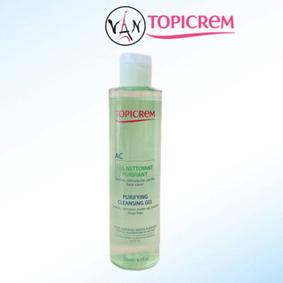 Sữa rửa mặt topicrem ac purifying cleansing gel dạng gel dành cho da nhờn, mụn 200ml