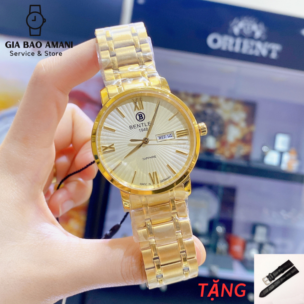 Đồng Hồ Nam BENTLEY BL1830-10MKKI Chính Hãng Tặng Dây Da Cao Cấp