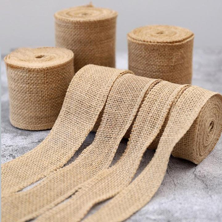 Ruy băng vải bố đay 1m (đường kính 3cm, 5cm, 10cm, 20cm), dùng để làm phụ kiện trang trí hanmade
