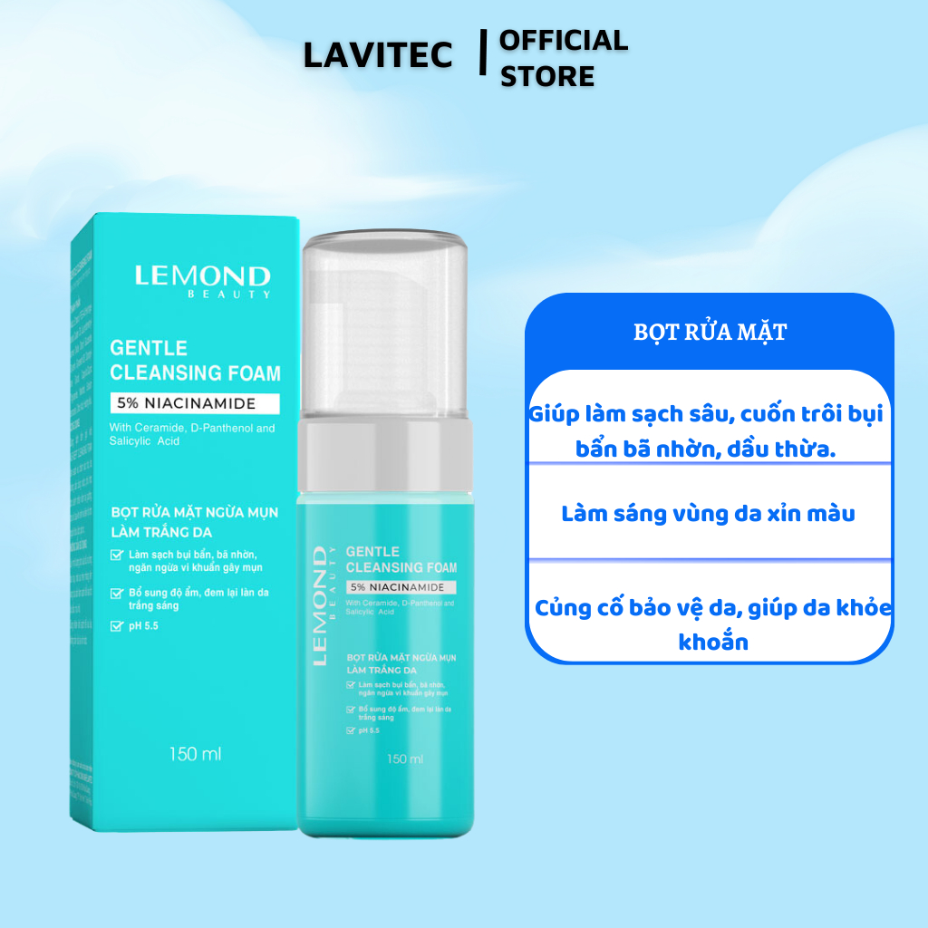 Bọt rửa mặt Gentle Cleansing Foam 150ml