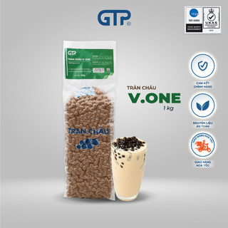 Trân châu caramen V.one nguyên liệu trà sữa trân châu topping chè trà sữa hạt trân châu sống (1kg)