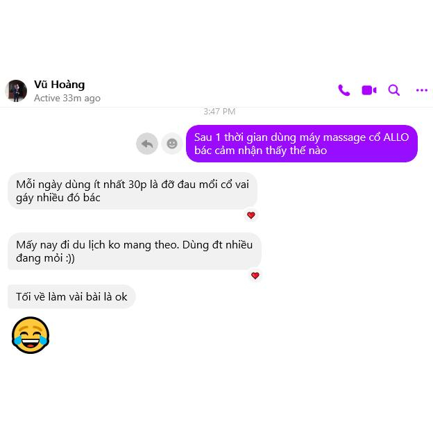 MÁY MASSAGER CỔ VAI GÁY ALLO NECK MASSAGER ANM1