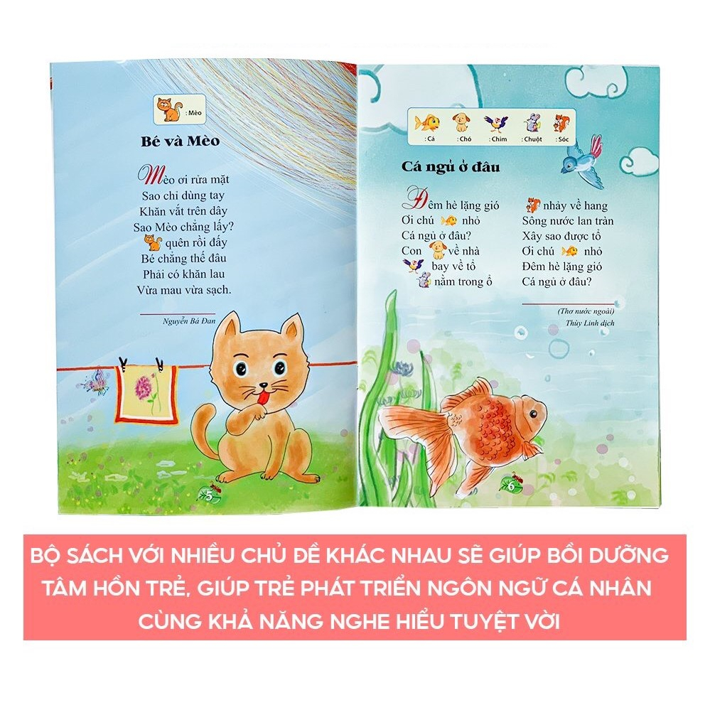Sách - Thơ Thiếu Nhi Dành Cho Bé - Tủ sách mầm non