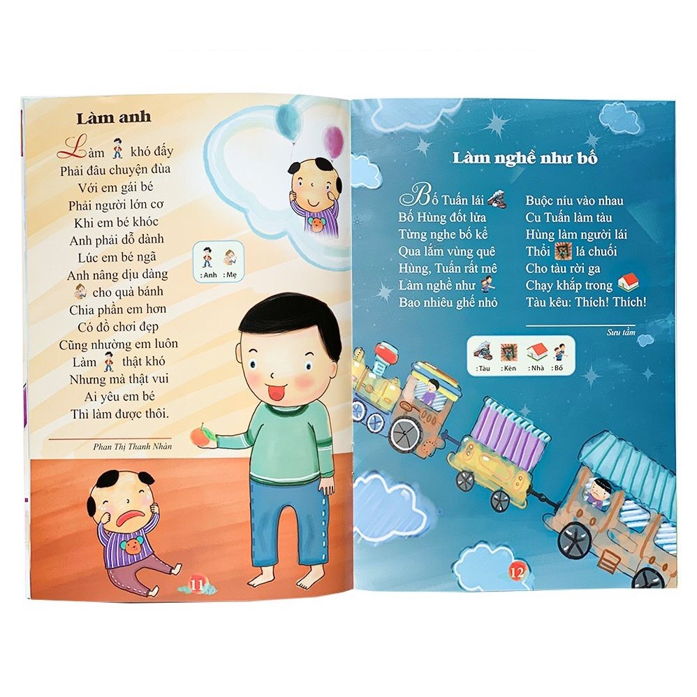 Sách - Thơ Thiếu Nhi Dành Cho Bé - Tủ sách mầm non