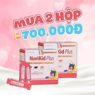 Combo 2 Hộp Siro Ăn Ngon Norikid Plus Hỗ Trợ Đường Ruột Cải Thiện Hệ Tiêu Hóa Tăng Sức Đề Kháng Cho Bé