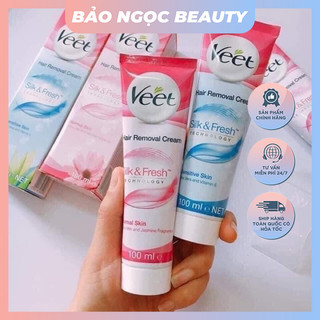 Kem tẩy lông Veet Silk & Fresh, Pháp cho da thường và da nhạy cảm