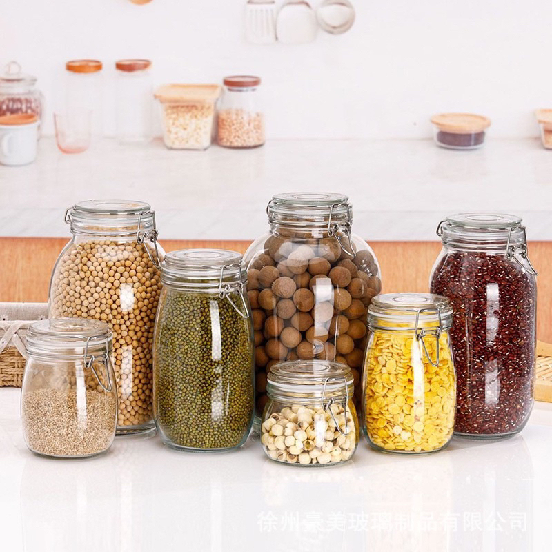 Hũ gài 2L,3L thuỷ tinh siêu dày để nuôi Kombucha