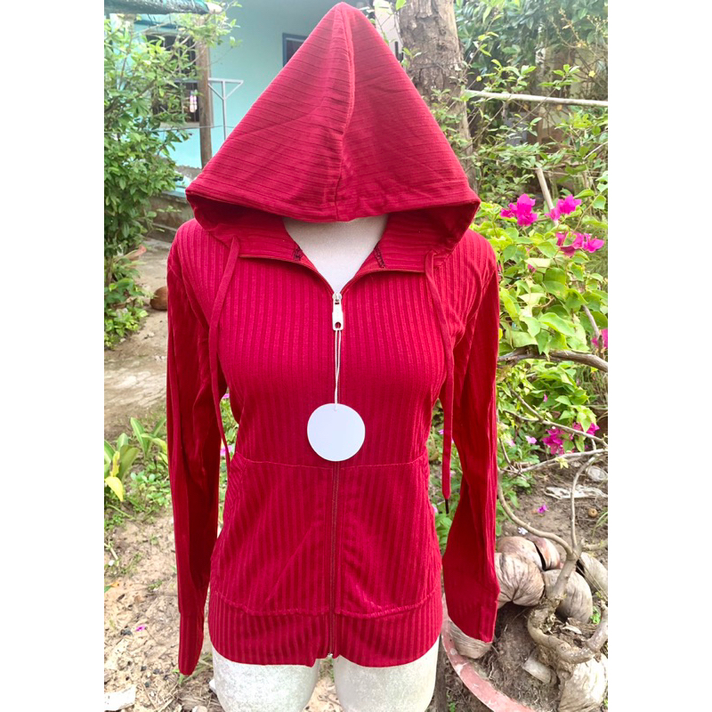 Áo khoác thun gân đũa Có nón size 40-80kg