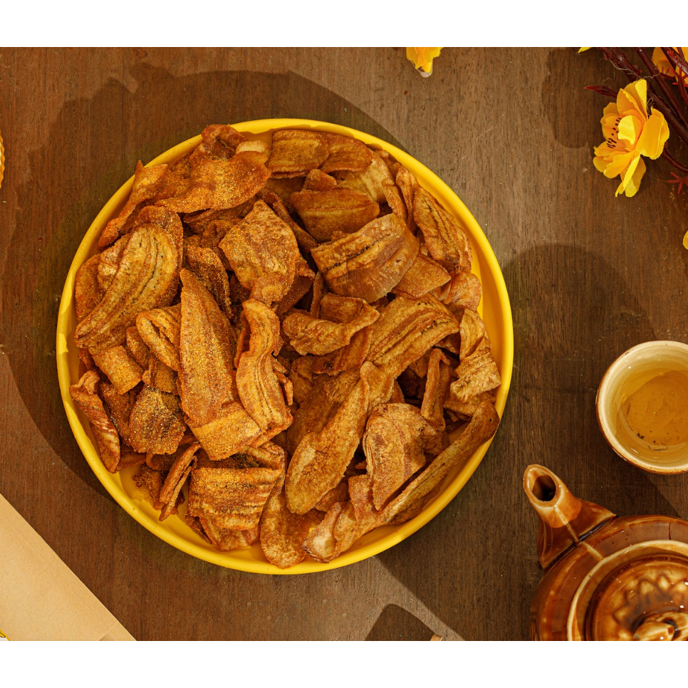 Chuối Nâu Sấy Giòn Không Đường SAIGON FOOD