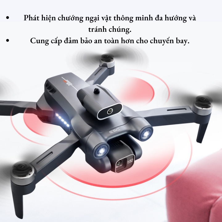 Play cam camera 8K S1S PRO, Flycam mini tốt hơn flycam f11s pro 4k, không chổi than cảm biến chống va chạm | BigBuy360 - bigbuy360.vn