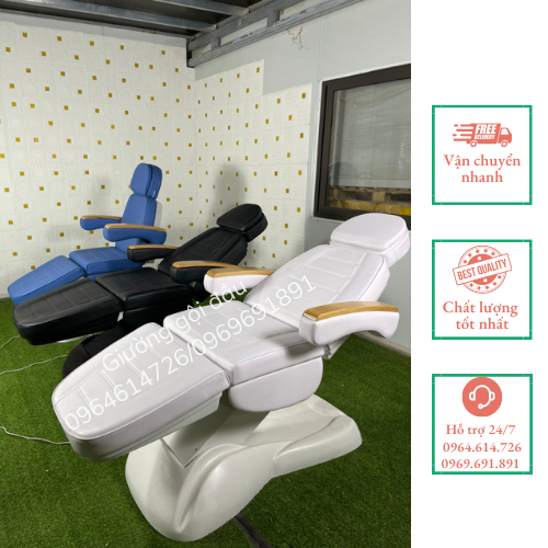 Giường tiêm điện, Giường điện tiêm filler, giường phun xăm lưng dày chính hãng Hakai