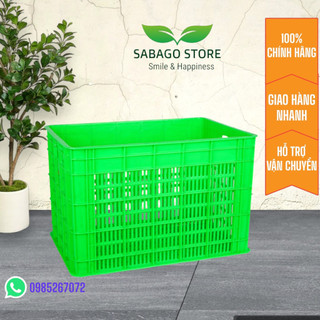 Combo 3 Sọt đựng hàng, sọt chở hàng cho Shipper nhựa Việt Nhật - Sóng 9T Rỗng