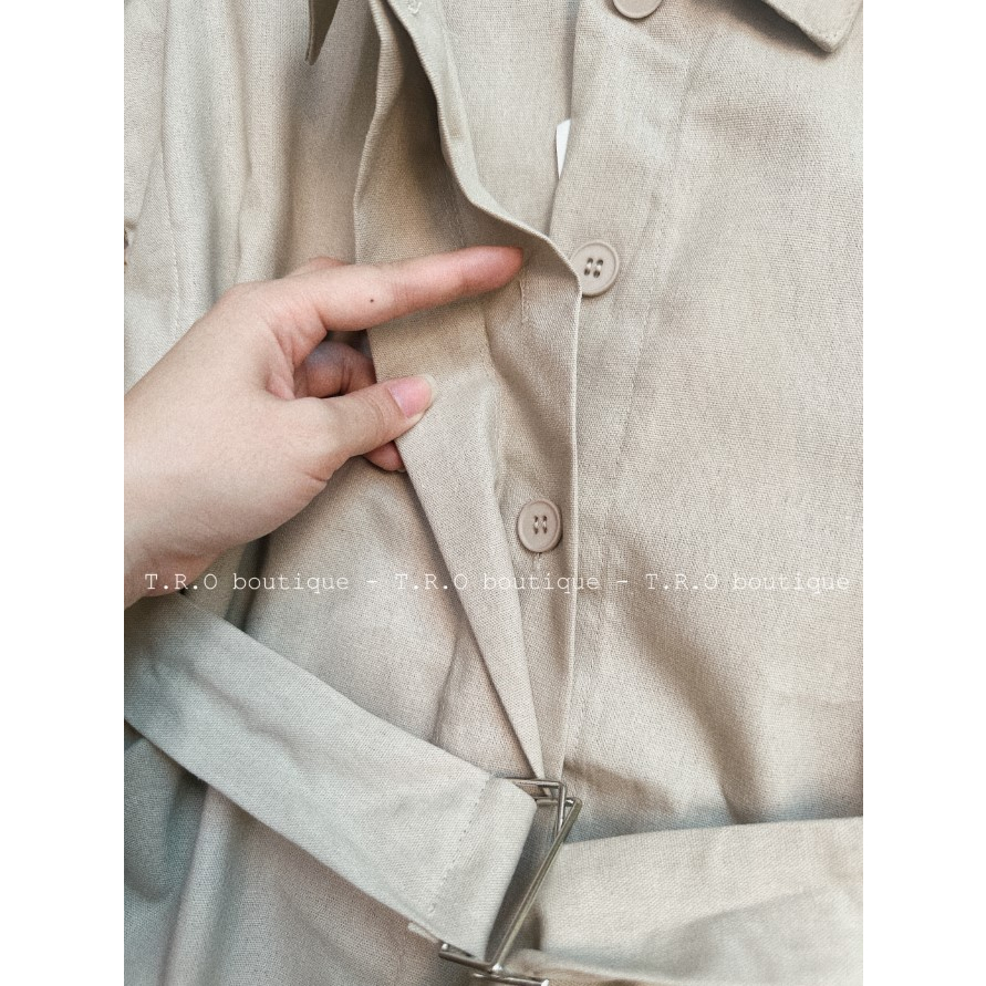 Set thô đũi thắt eo phong cáchmenswear cực sang chảnh hút mắt hàng QCCC