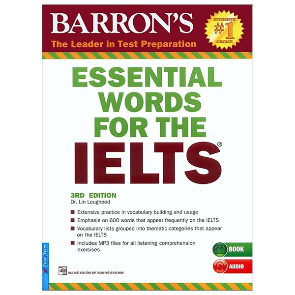 Sách - Barron's Essential Words For The Ielts (và file Audio Listening)