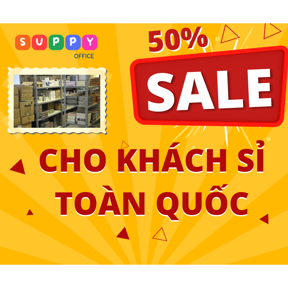 Bút bi 6 ngòi màu Suppy cực dễ thương, bút đánh dấu tiện dụng làm quà tặng