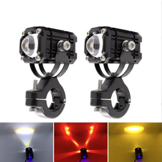 Đèn led trợ sáng 2 màu mẫu mới W2 - 2023 có mắt quỷ