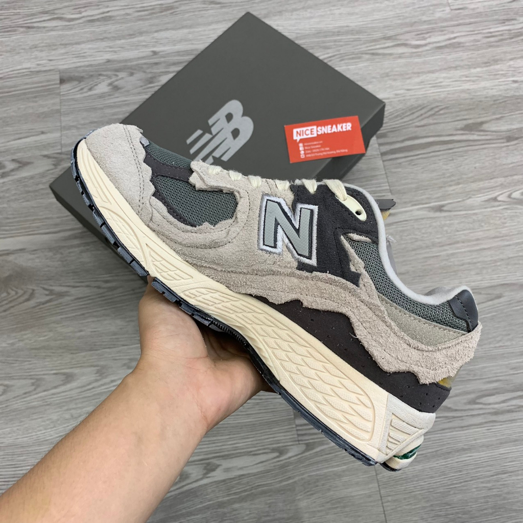 Giày Thể Thao Cổ Thấp New Balance 2002r Protection Pack Rain Cloud Màu Xám - NICE SNEAKER | Chất lượng siêu cấp.Giày Adi