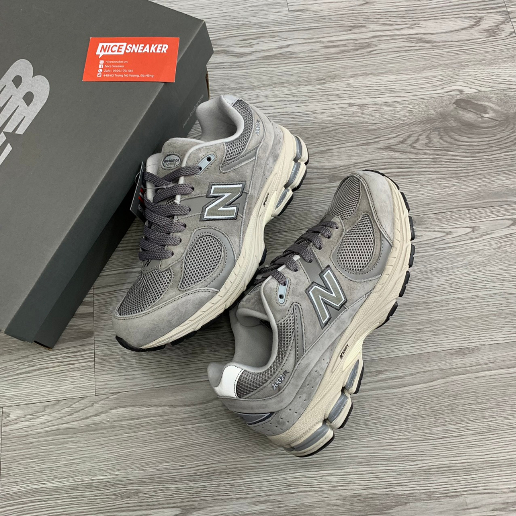 Giày New Blance 2002r Grey Korea Basic, NB xám trằn Full Box - NICE SNEAKER | Chất lượng siêu cấp.