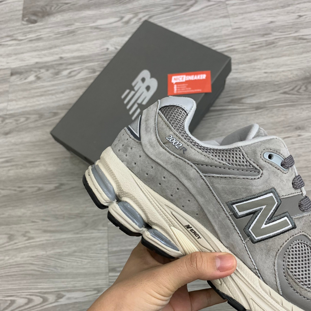 Giày New Blance 2002r Grey Korea Basic, NB xám trằn Full Box - NICE SNEAKER | Chất lượng siêu cấp.