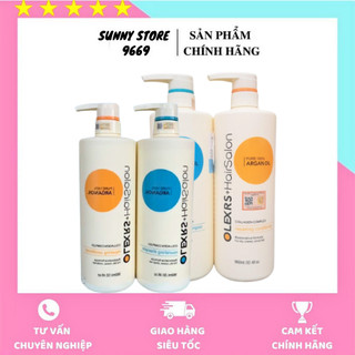 Cặp dầu gội xả  Olexrs Argan Oil Collagen Hair Salon 960ml chính hãng