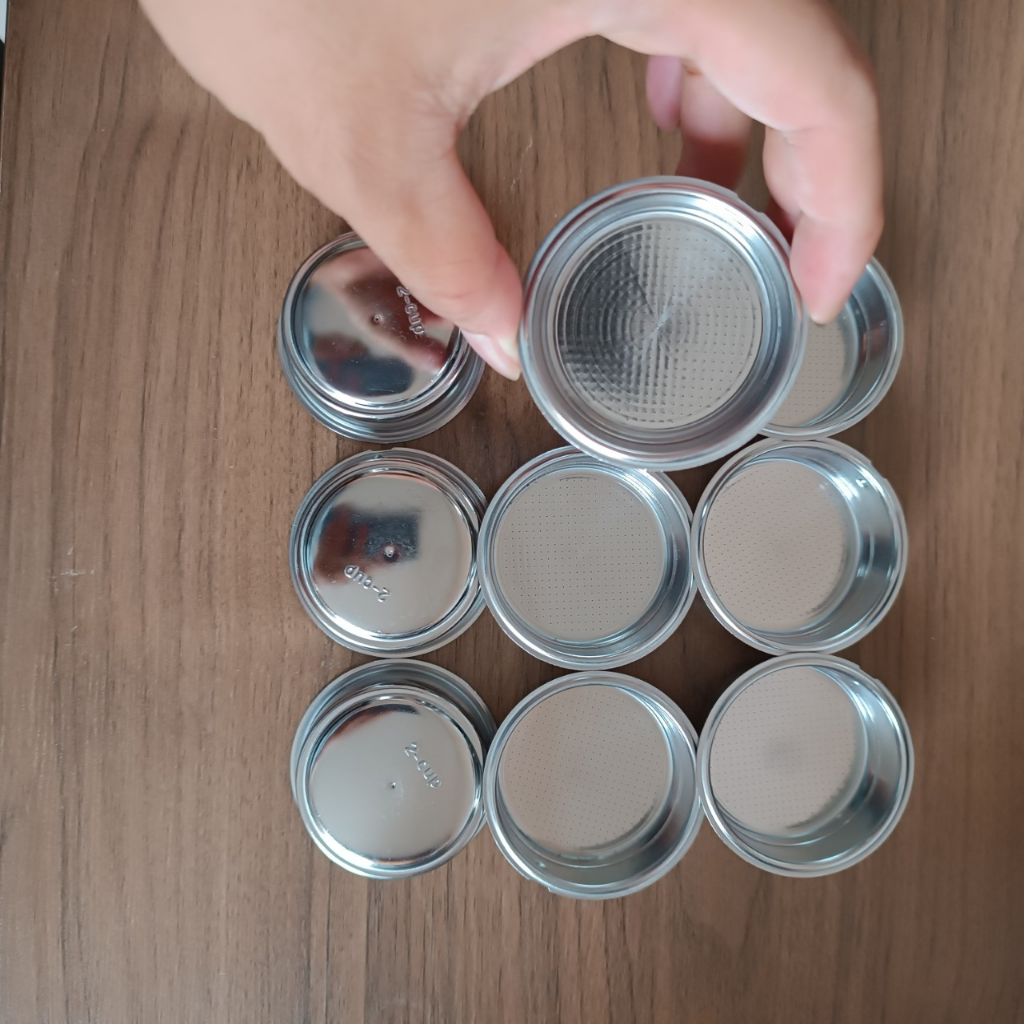 Giỏ lọc 2 đáy, phin lọc áp suất 51mm thay thế cho các loại máy pha cà phê