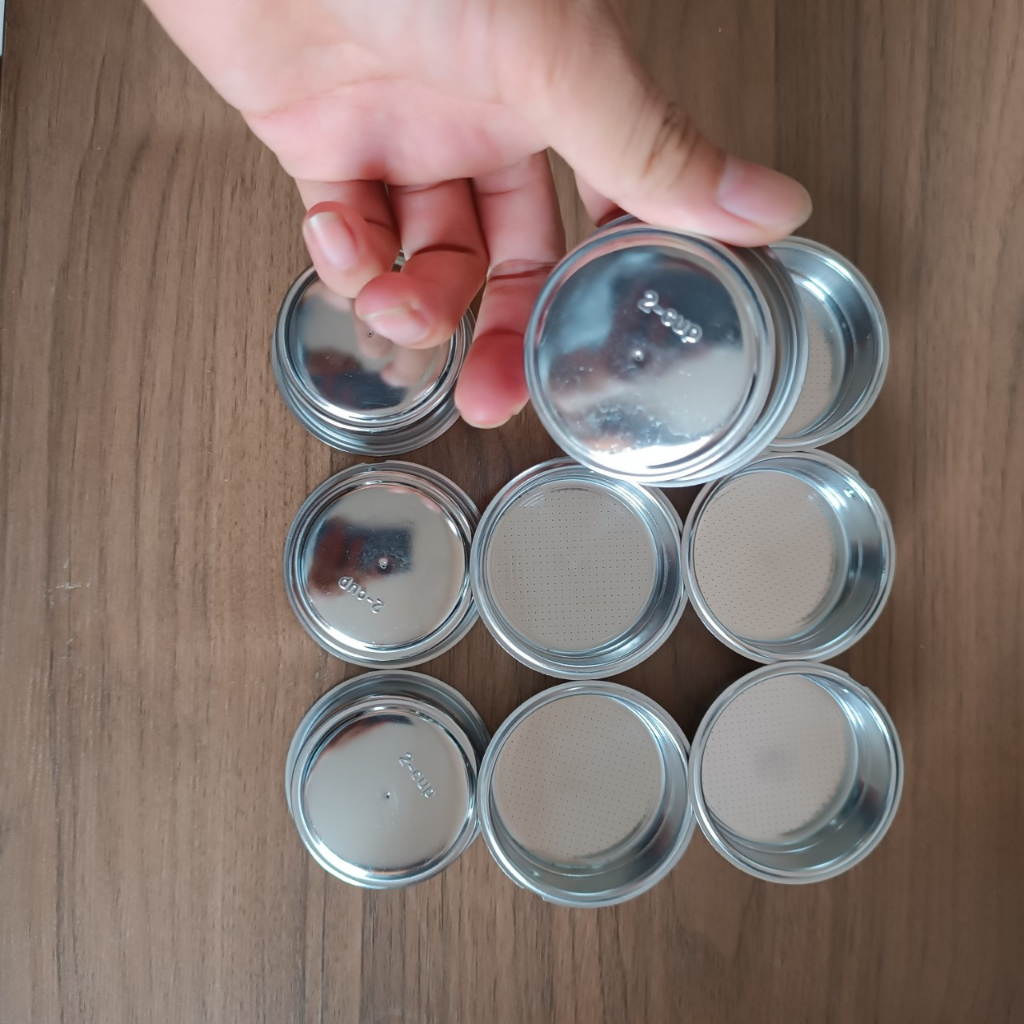 Giỏ lọc 2 đáy, phin lọc áp suất 51mm thay thế cho các loại máy pha cà phê