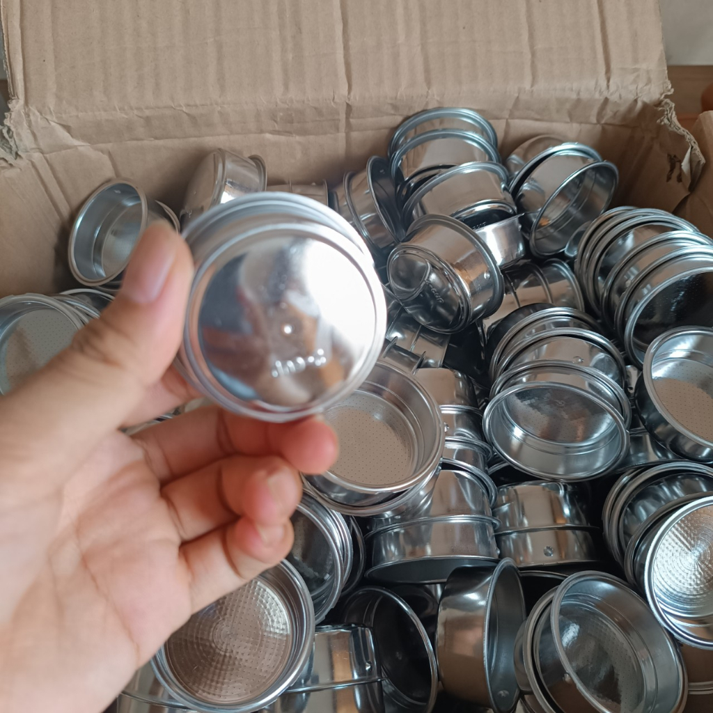 Giỏ lọc 2 đáy, phin lọc áp suất 51mm thay thế cho các loại máy pha cà phê
