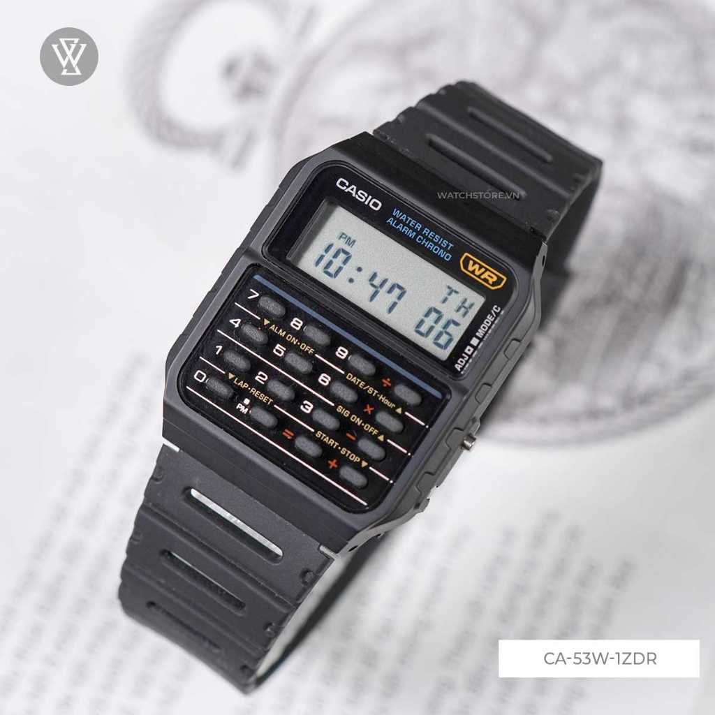 Casio WATCHSTORE CA-53W-1ZDR - Đồng Hồ Nam - Điện Tử - Kính Nhựa - Bảo Hành 5 Năm - Chính Hãng 100%