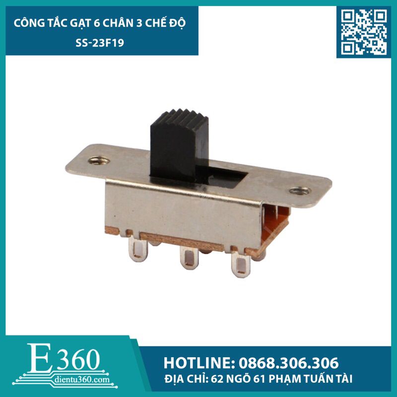 Công tắc gạt 6 chân 3 chế độ SS-23F19