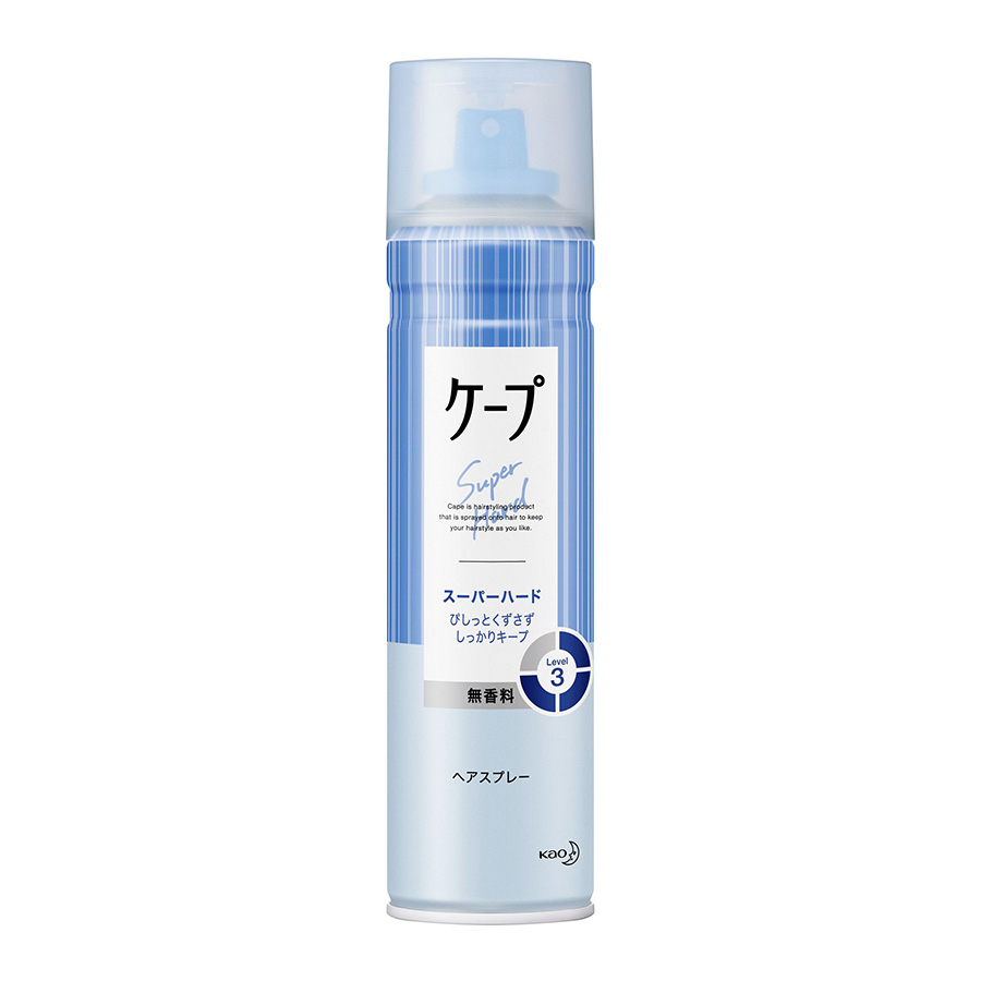 Gôm Xịt Tóc Tạo Kiểu, Giữ Nếp Tóc Kepu Kao không mùi 180g - Nội địa Nhật