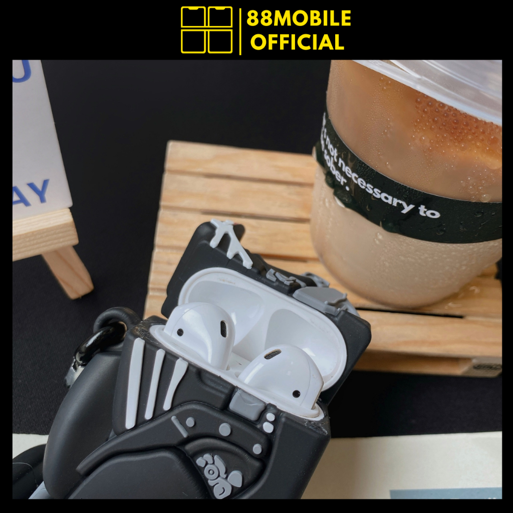 Ốp AirPods 3 Xe Moto | Bảo vệ tai nghe 1, 2, 3, Pro, Pro 2 phong cách dễ thương độc đáo | 88Mobile