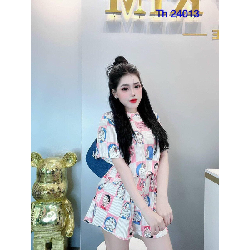 Đồ bộ đùi dập ly QC