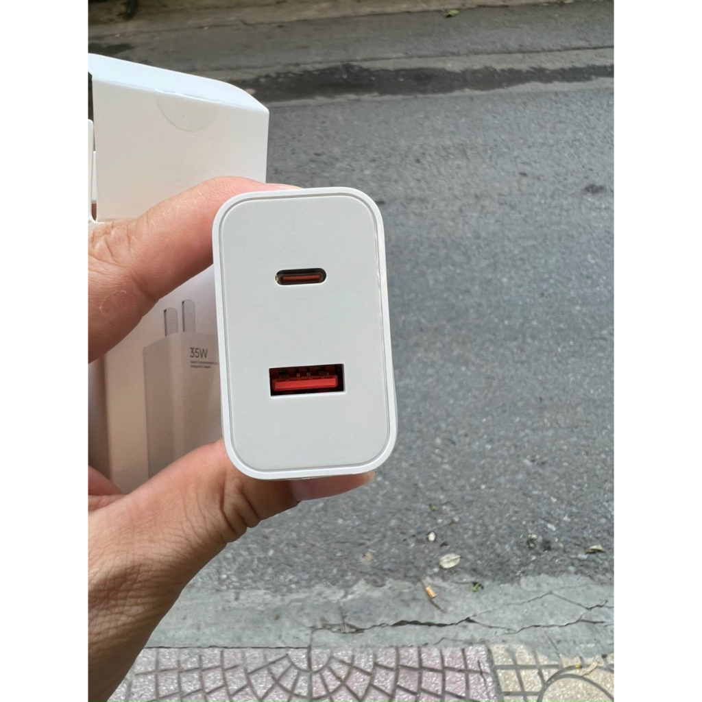 Bộ Củ + cáp Sạc Xiaomi Mi 67W GaN 1C1A/Xiaomi 35W 1A1C Hai Cổng USB-A / USB-C Cho Điện Thoại / Máy Tính Bảng / Laptop