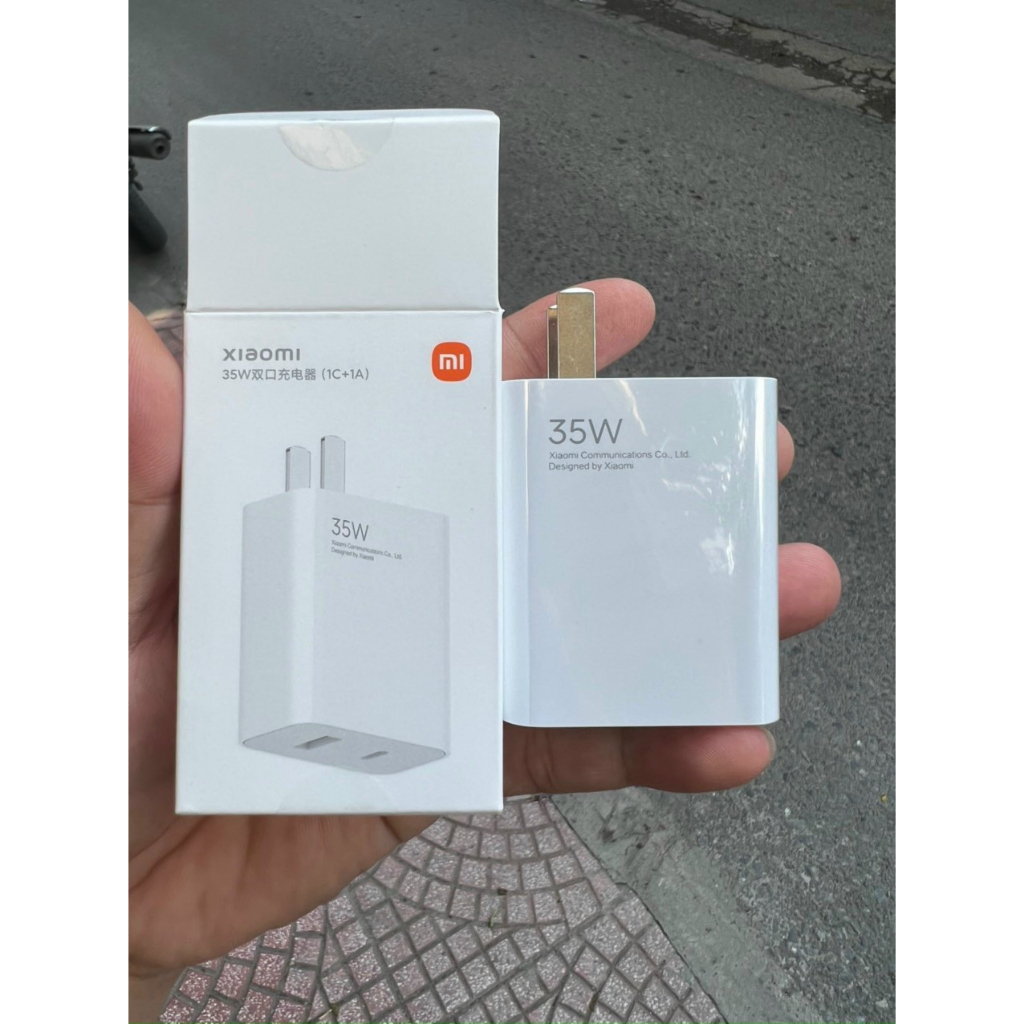 Bộ Củ + cáp Sạc Xiaomi Mi 67W GaN 1C1A/Xiaomi 35W 1A1C Hai Cổng USB-A / USB-C Cho Điện Thoại / Máy Tính Bảng / Laptop
