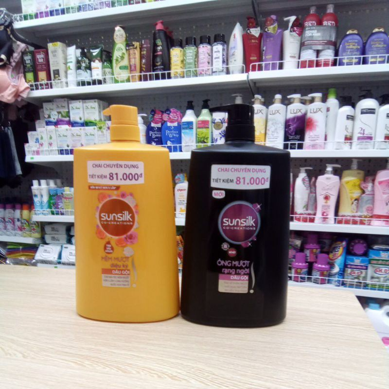 Dầu gội Sunsilk 1,4kg và 450g làm sạch và mềm mượt tóc gấp 5 lần, cho mái tóc ngát hương suốt 48h