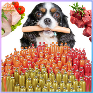 50/100pcs Xúc xích cho Chó Mèo - cung cấp dinh dưỡng cho thú cưng 15gram