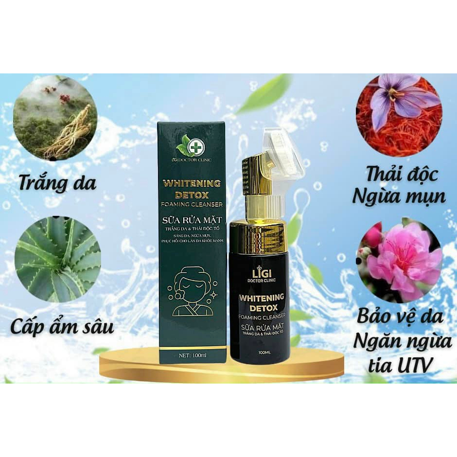 ✅ Sữa Rửa Mặt LIGI sạch sâu cấp ẩm sáng da MẪU MỚI NHẤT