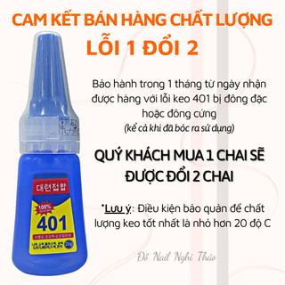 Keo 401 gắn móng siêu chắc 20g Nghi Thảo
