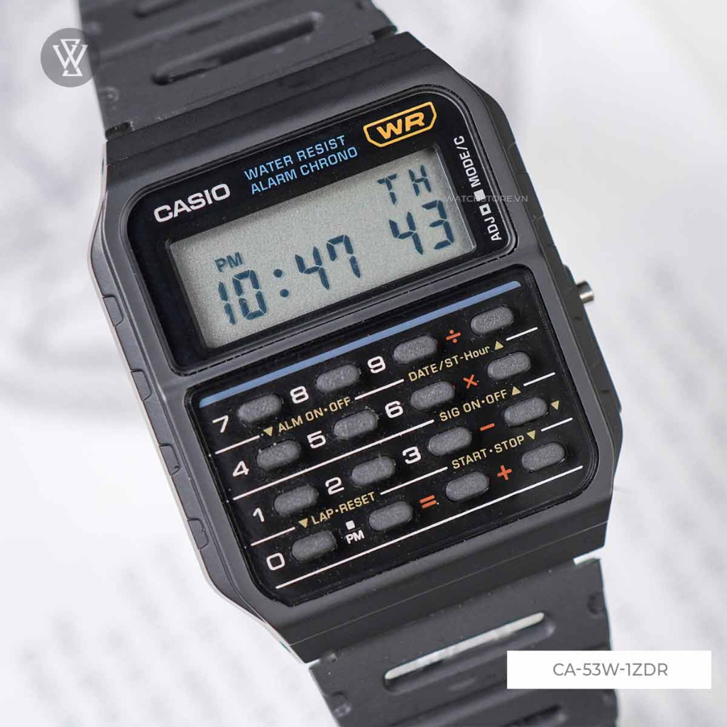 Casio WATCHSTORE CA-53W-1ZDR - Đồng Hồ Nam - Điện Tử - Kính Nhựa - Bảo Hành 5 Năm - Chính Hãng 100%