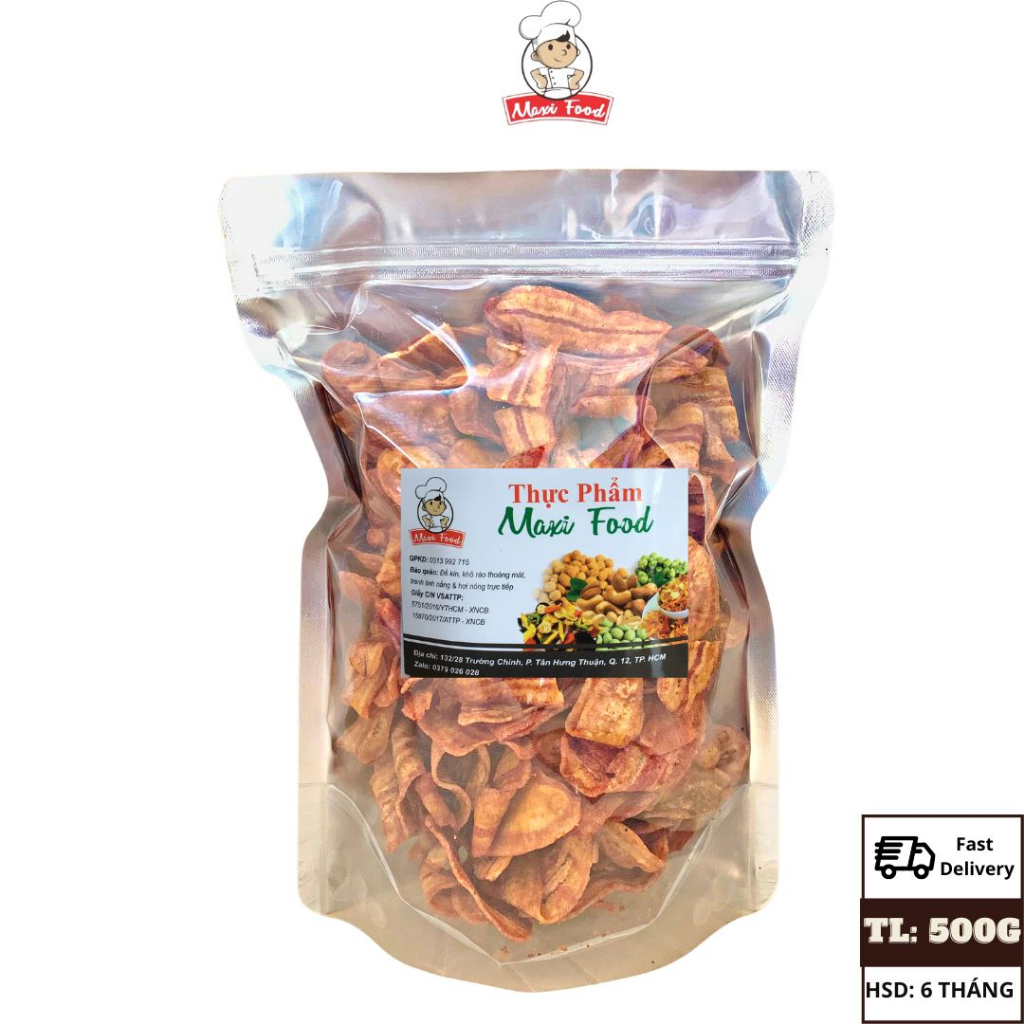 Chuối Sấy Giòn Không Đường MAXIFOOD