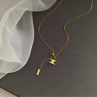 Vòng cổ 18K không bị phai màu cổ cổ dây chuyền titanium của phụ nữ