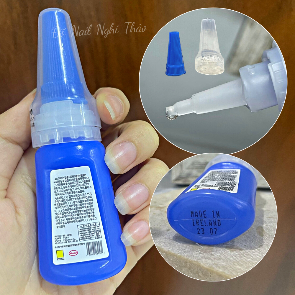 Keo 401 chính hãng NGHI THẢO gắn móng siêu chắc 20g