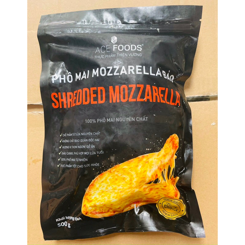 Phô mai bào sợi ACE Mozzarella -Giao Hàng Hà Nội