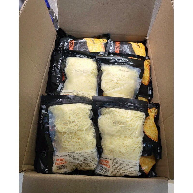 Phô mai bào sợi ACE Mozzarella -Giao Hàng Hà Nội