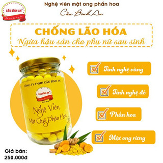 Nghệ viên Cầu Bình An hủ/ túi zip 500gr