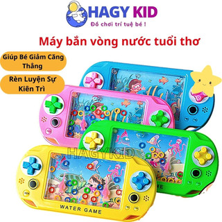 Đồ chơi máy bắn vòng nước vui nhộn cho bé hagykid đồ chơi bắn vòng nước cầm tay tuổi thơ huyền thoại