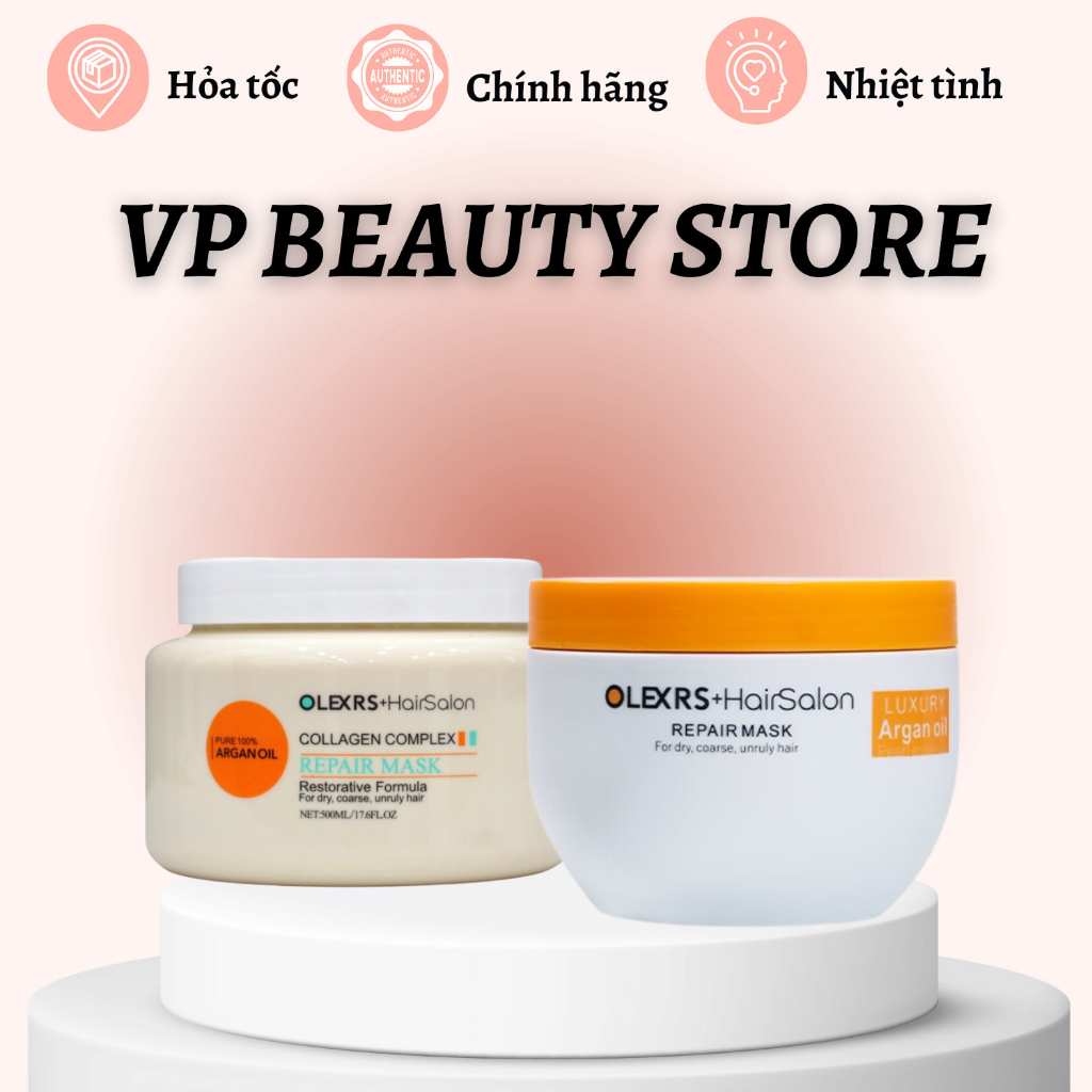 Ủ Tóc Chuyên Phục Hồi Tóc Hư Tổn Olexrs Collagen Complex Repair Mask 500ml